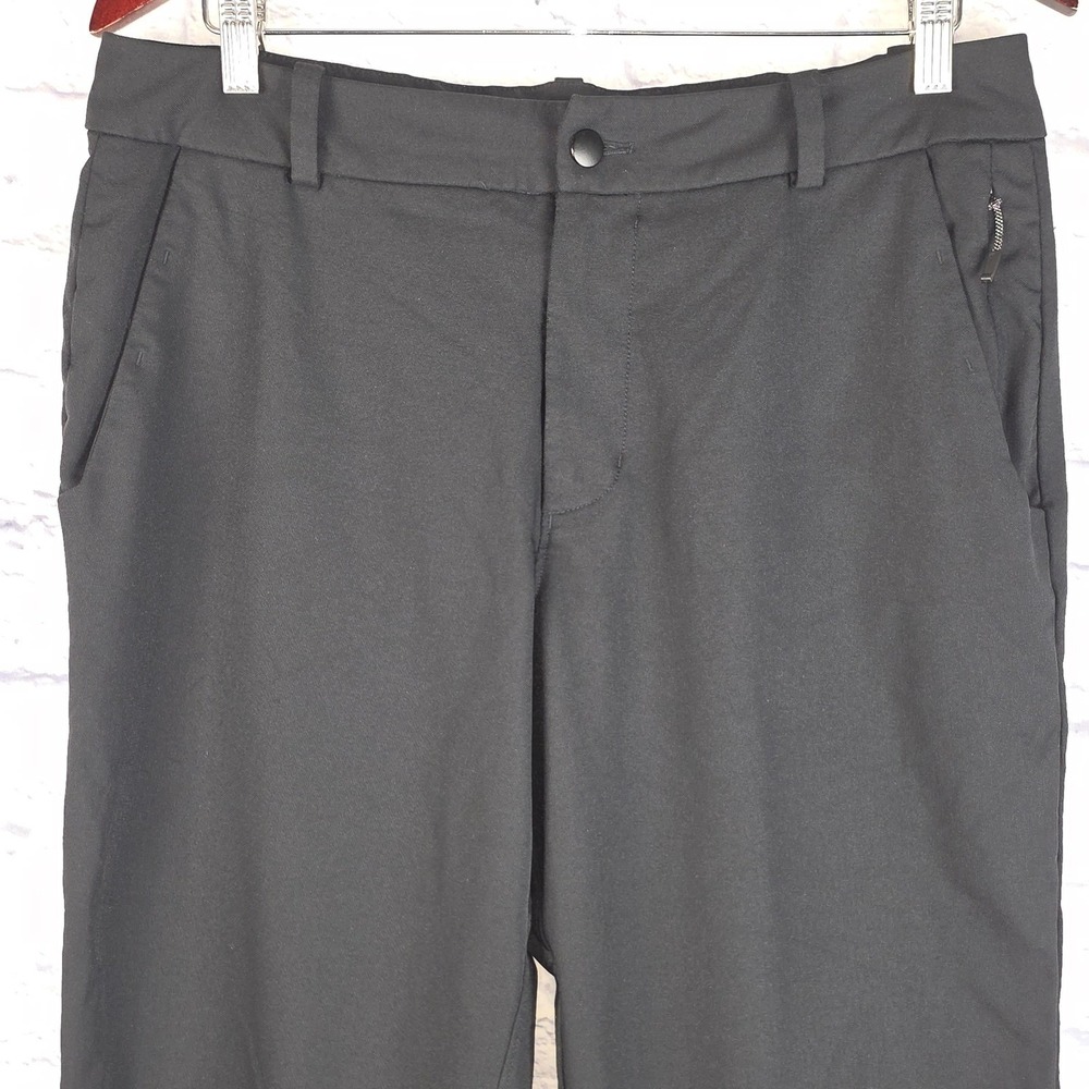 Lululemon Commission Pant Men Black Performance Technical Chino Size 32X34